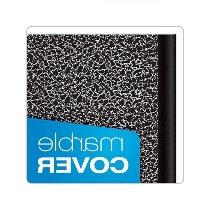 6lı Kompozisyon Not Defteri, 100 Yaprak, Siyah