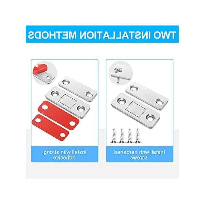 6lı Manyetik Kapı Mandalı (Ultra İnce)