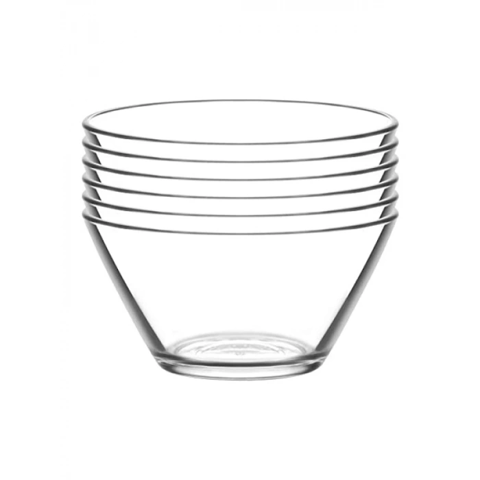 6lı Orta Boy Kase Seti, Yüksek Kalite Cam