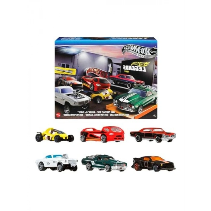 6lı Özel Süslü Metal Araç Seti ile Hot Wheels Eğlencesi