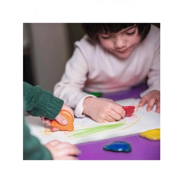 6lı Renkli Bebek Boya Kalemi Seti, 1 Yaş ve Üstü İçin