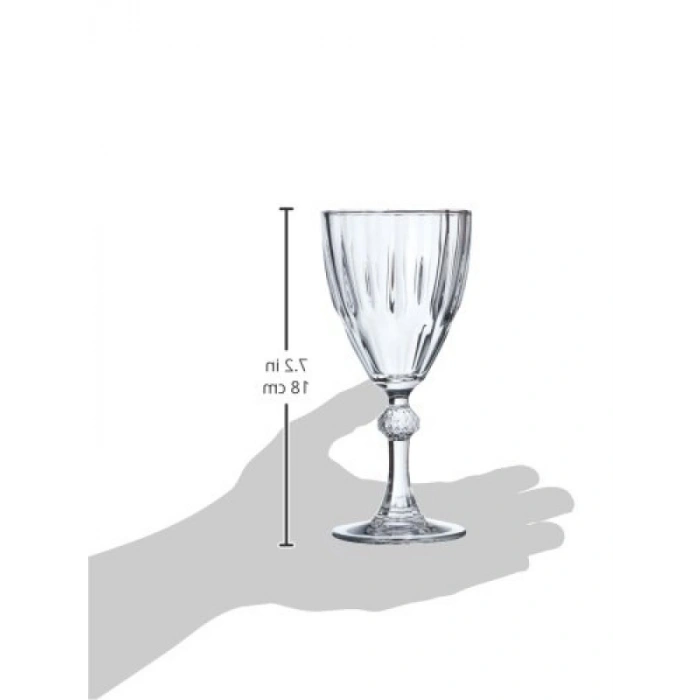 6lı Şarap Kadehi Seti, 245 ml Hediye Kutusunda