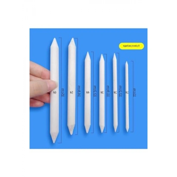 6lı Set Toz Pastel Dağıtıcı Kalem, Kaynaştırma Kalemi