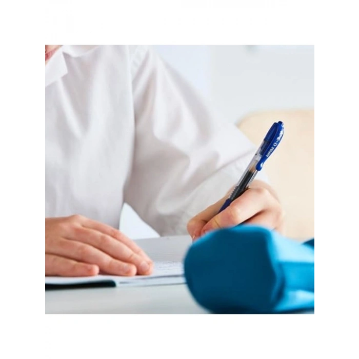 6lı Siyah 0.7 mm Jel Mürekkepli Roller Kalem Seti