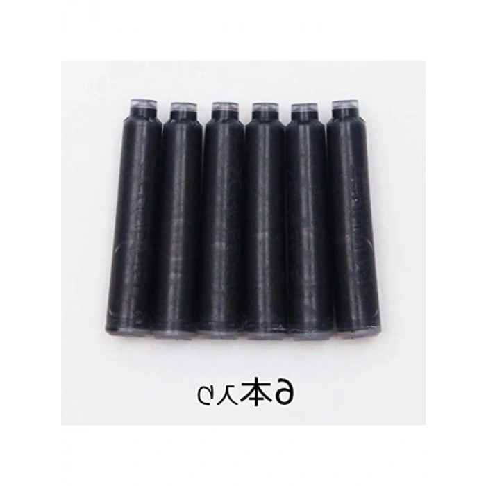 6lı Siyah Dolmakalem Mürekkep Kartuşu