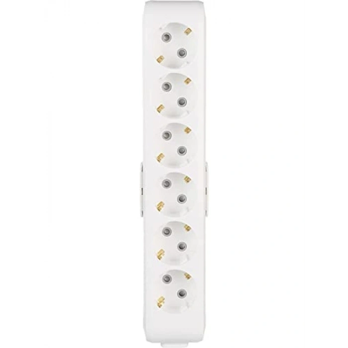 6lı Topraklı Priz - Klemensli ve Pratik Kullanım