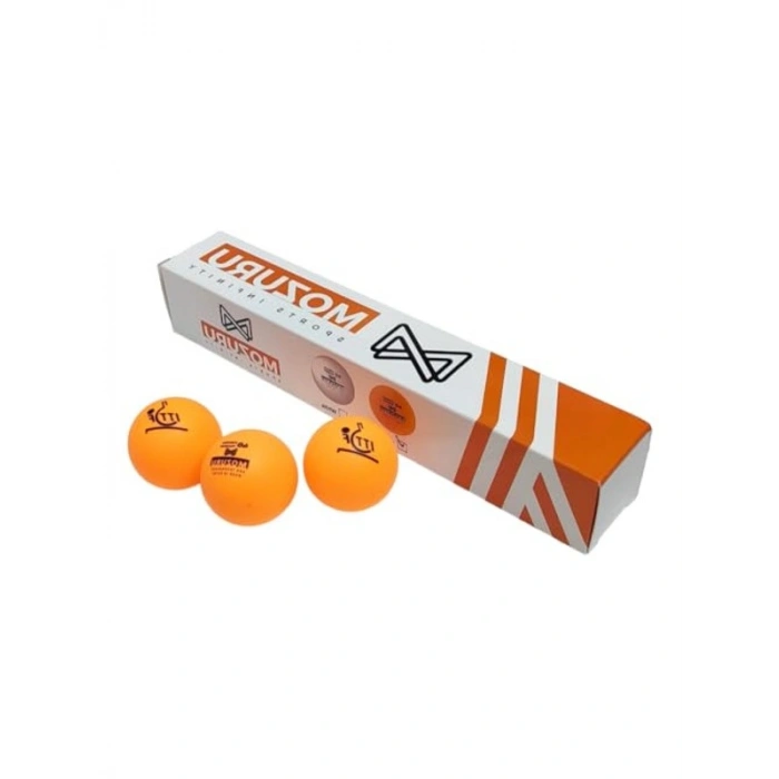 6lı Turuncu Renkli Pin Topu, ITTF Onaylı ve Kaliteli