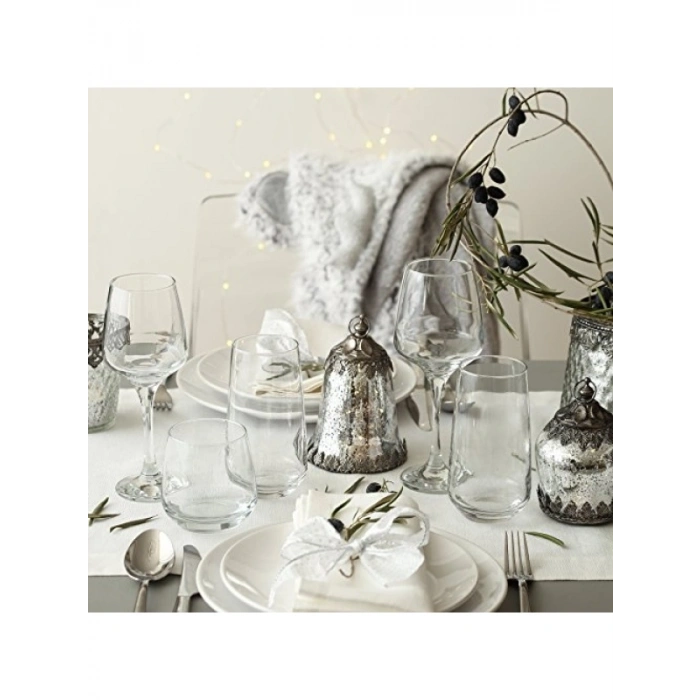 6lı Yüksek Kalite Su-Şarap Kadehi Seti