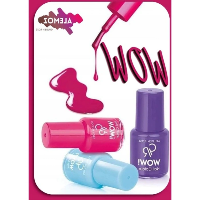 6 ml parlak bitişli mini oje, Wow Nail Color No: 82