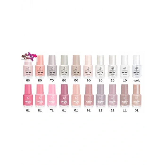 6 ml parlak bitişli mini oje, Wow Nail Color No: 82