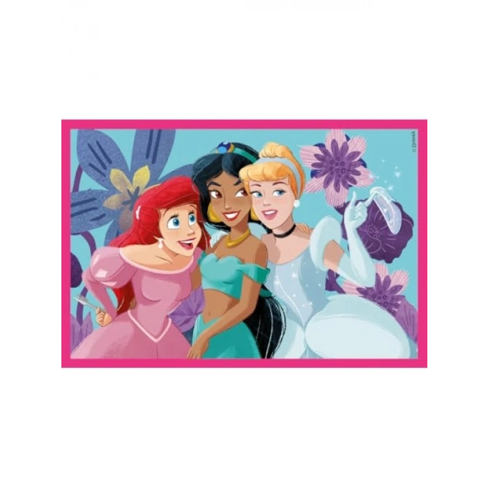 6 Parça Dayanıklı Küp Puzzle - Prenses Teması