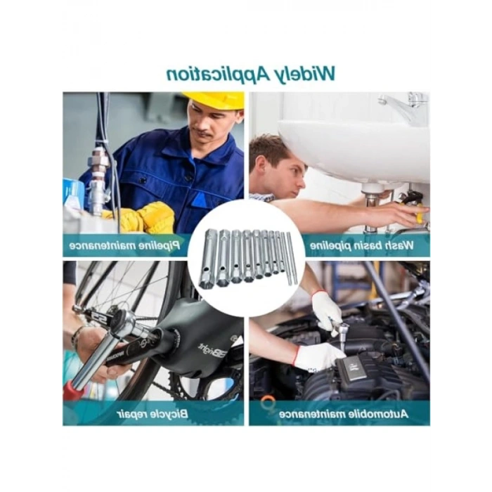 6 Parça Kovan Anahtarı Seti – Torklu Buji Sökme Takımı