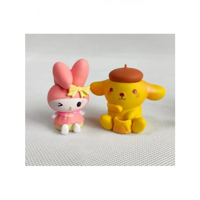 6 Parça PVC Figür Seti - Sevimli Karakterler