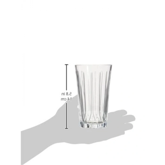 6 Parça Sade Meşrubat Bardağı - 340 ml