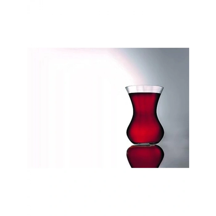 6 Parça Şeffaf Cam Çay Bardağı Seti - 145 cc