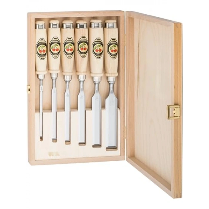 6 Parçalı Keski Seti - Cilalı Kiraz Aletleri