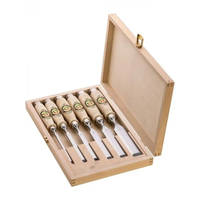 6 Parçalı Keski Seti - Cilalı Kiraz Aletleri