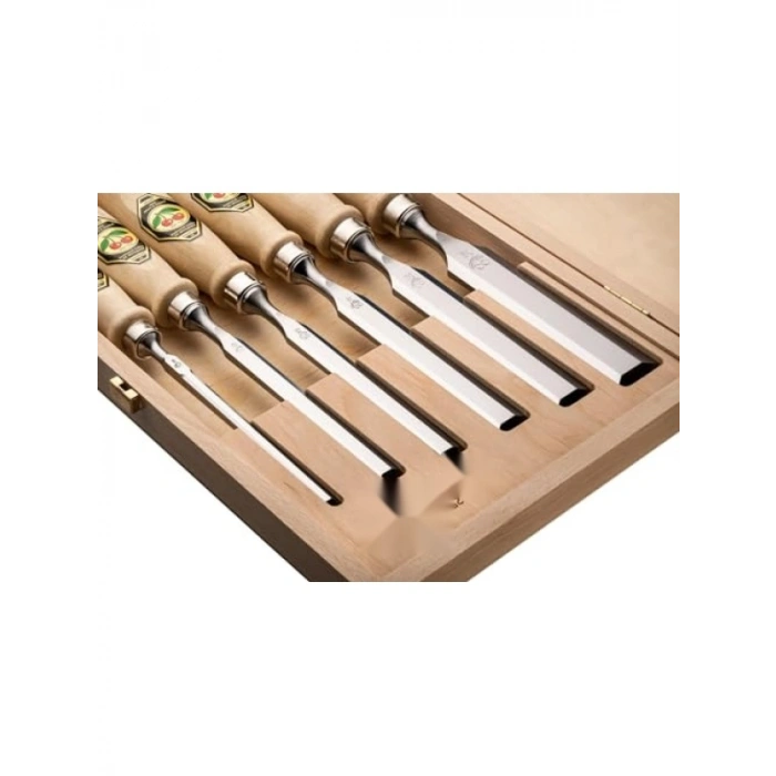 6 Parçalı Keski Seti - Cilalı Kiraz Aletleri