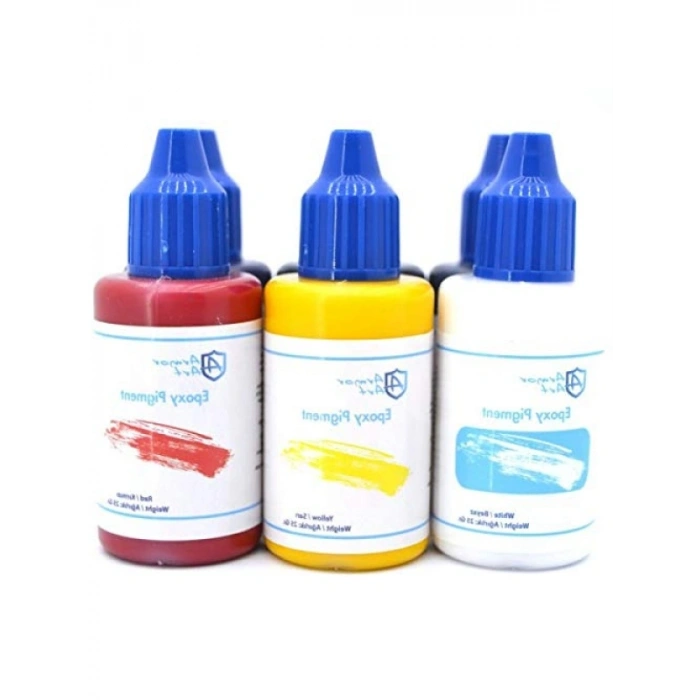 6 Renkli Epoksi Opak Pigment Seti