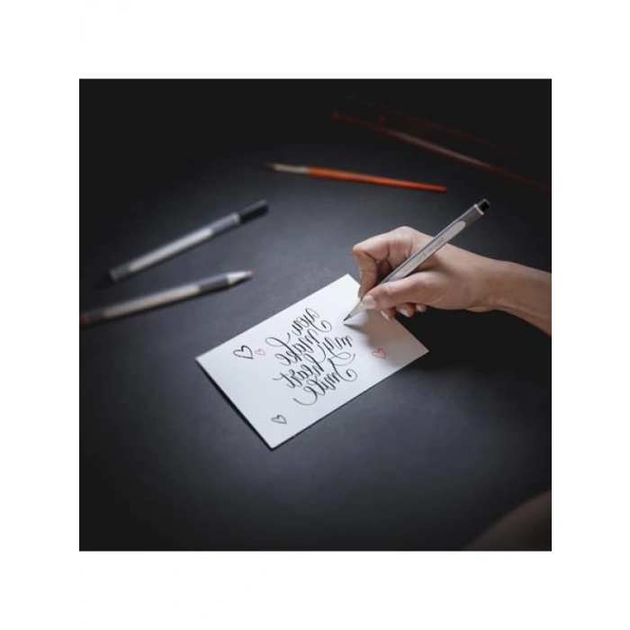 6 Renkli Fırçalı Kalem Seti - Pastel Tonları