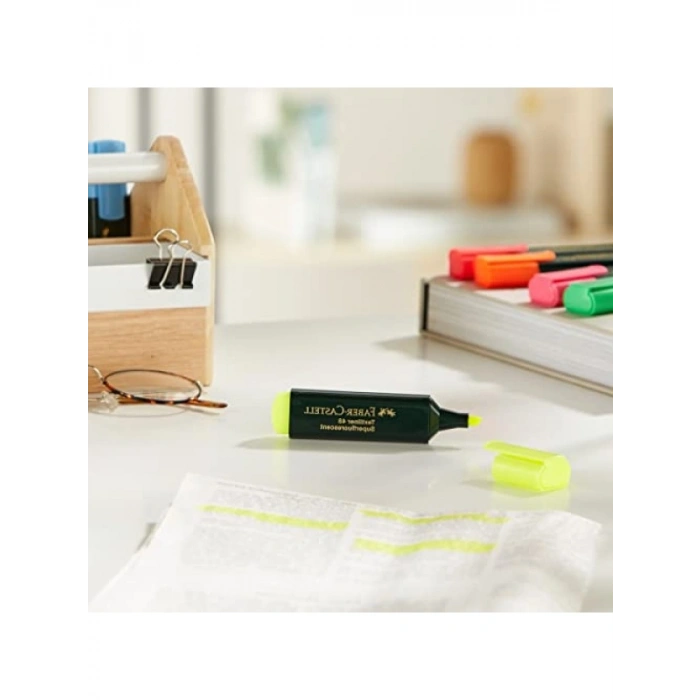 6 Renkli Fosforlu Kalem Seti, 6+2 Li Poşet