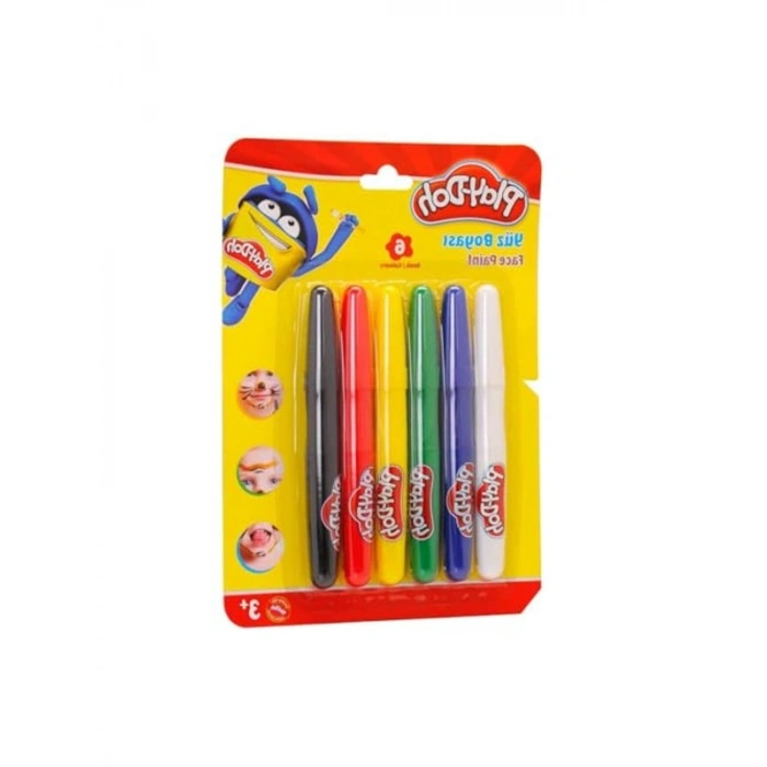 6 Renkli Yüz Boyası ile Eğlenceli Oyun