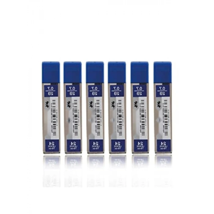 6 Tüp 75mm 2B 0.7 Kalem Ucu Seti