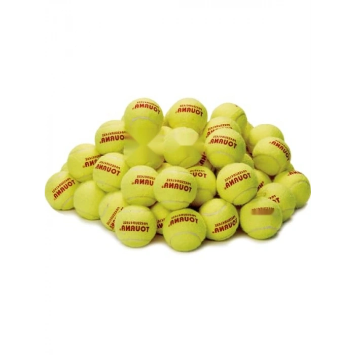 60 Adet Basınçsız Tenis Topu, Sarı Renk