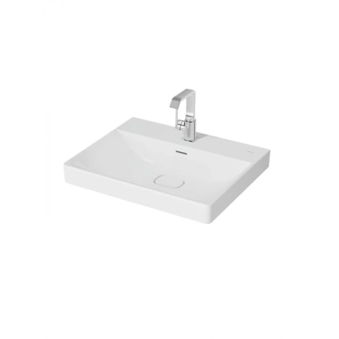 60 cm Beyaz Çanak Lavabo - Tek Armatür Delikli