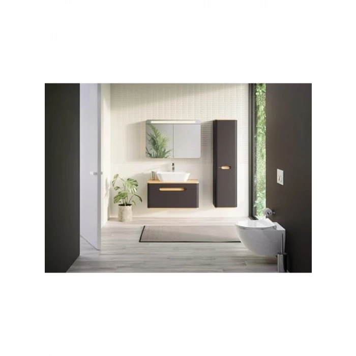 60 cm Beyaz Dikdörtgen Çanak Lavabo