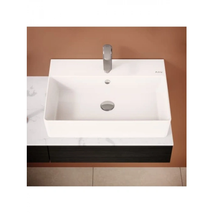 60 cm Dikdörtgen Beyaz Lavabo