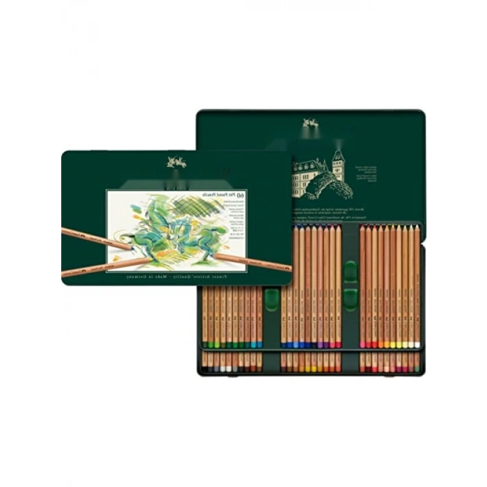 60 Renkli Yüksek Kaliteli Pastel Boya Kalemi