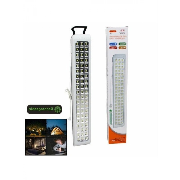 60 SMD Led Şarjlı Işık Feneri, Acil Durum Aydınlatması, 47 cm