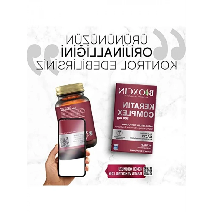 60 Tablet Keratin Kompleks Takviye, Biotin ve Vitaminler ile Saç Sağlığı