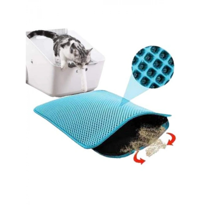 60 x 40 cm Elekli Kedi Kumu Paspası