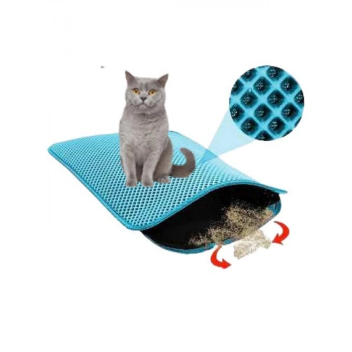 60 x 40 cm Elekli Kedi Kumu Paspası