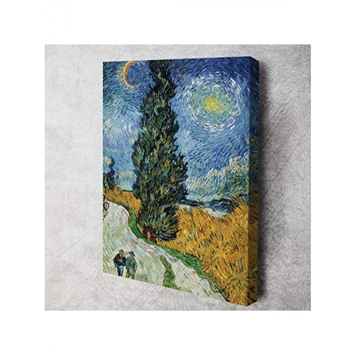 60 x 90 cm Van Gogh Kanvas Tablo, Ücretsiz Kargo