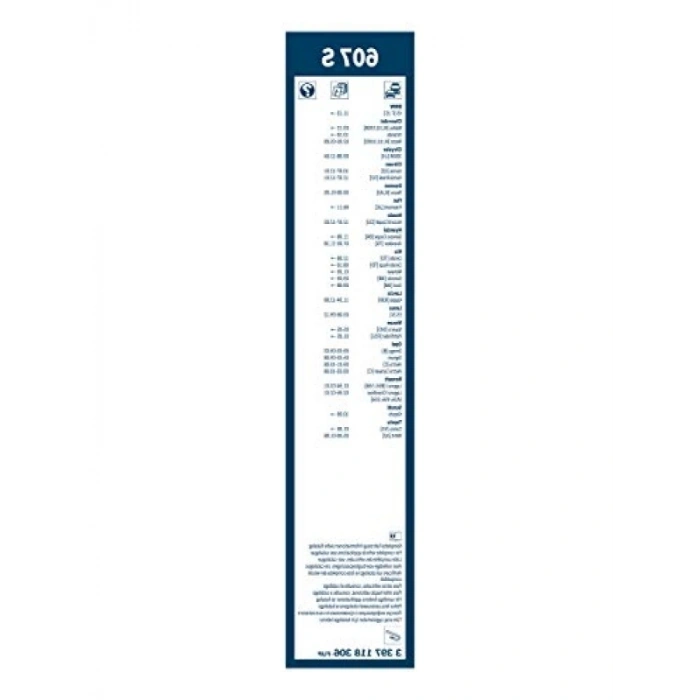 600/475 mm Twin Rüzgarlıklı Silecek Seti