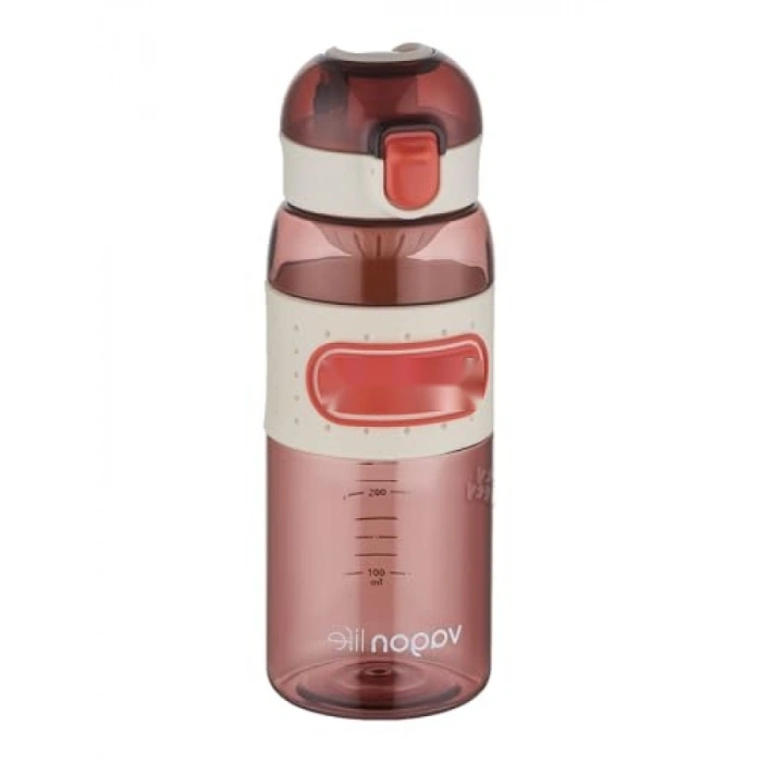 600 ML Kapasiteli Kaydırmaz Gövde Su Matarası, Süzgeçli