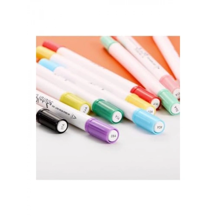 60’lı Çift Taraflı Brush Pen Kalem Seti