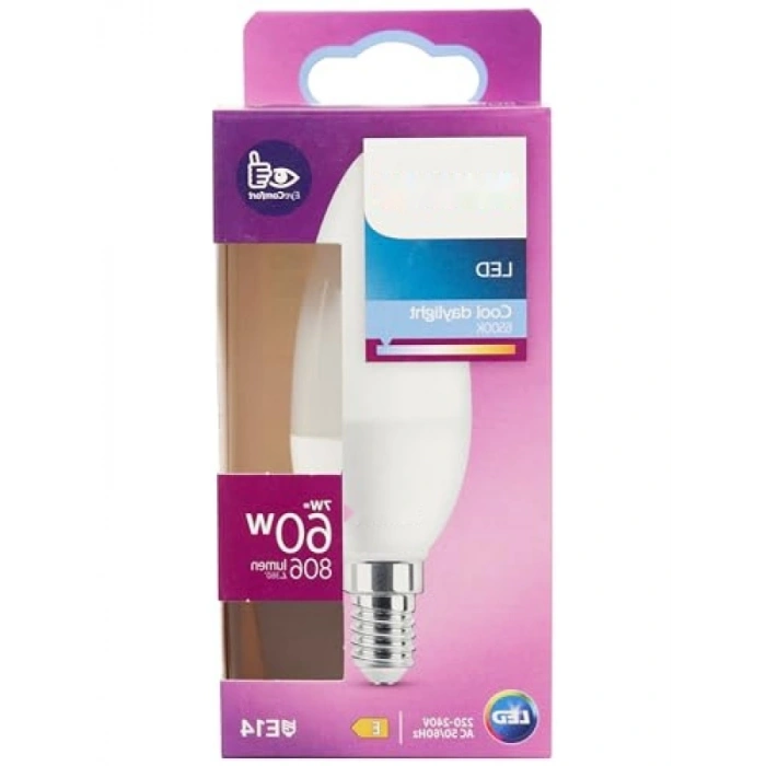 60W E14 Duy Beyaz Işık Ampul