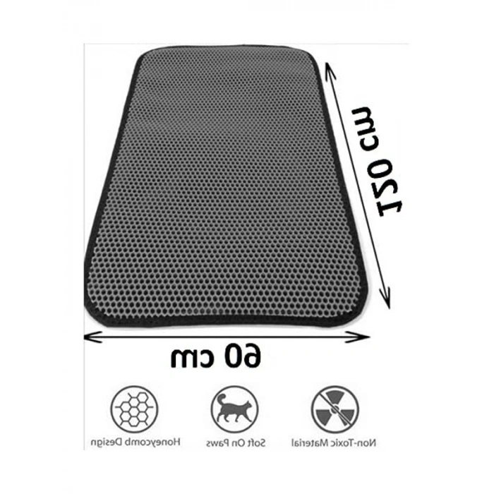 60x120 cm siyah kedi kumu paspası, kullanışlı