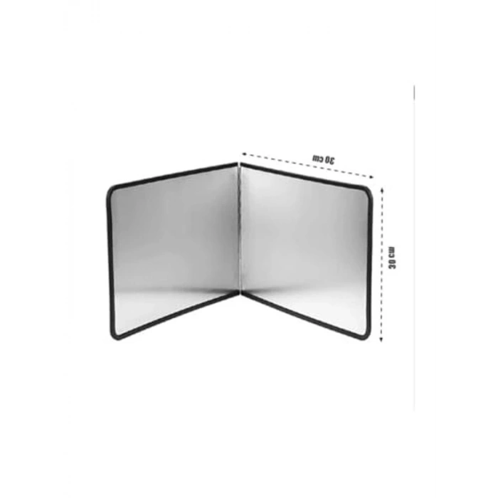 60x30 cm Paslanmaz Metal Yağ Sıçratmaz Ocak Koruyucu