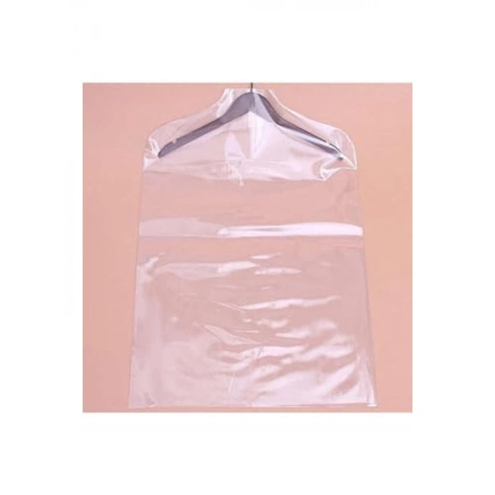 60x90 cm Şeffaf Elbise Koruma Kılıfı, 20 Adet Set