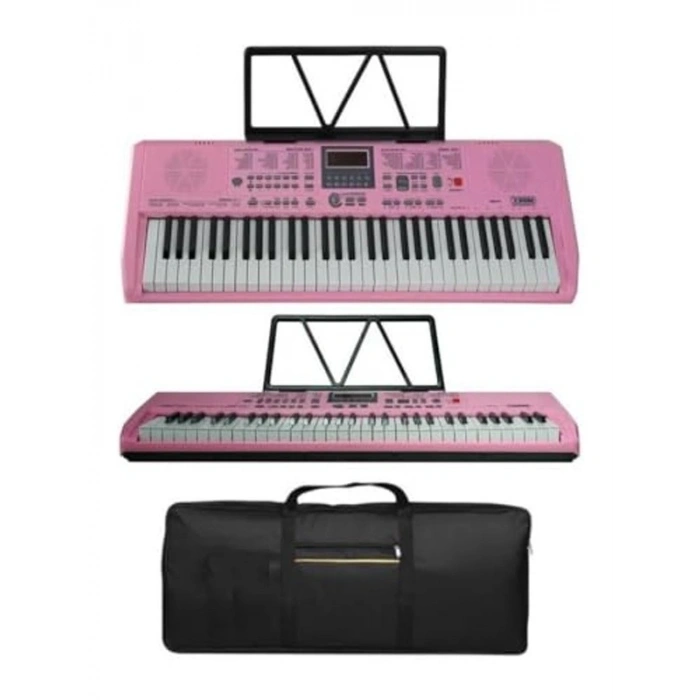 61 tuşlu dijital org, kaliteli ekran ve aksesuarlar