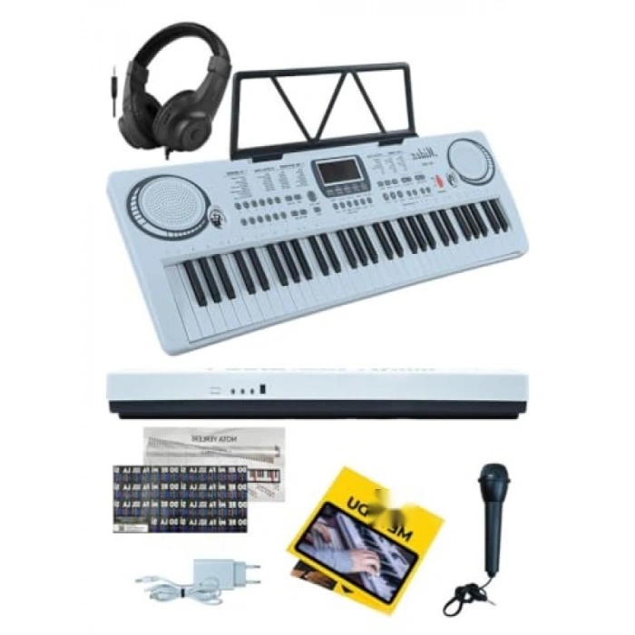 61 Tuşlu Org, Kulaklık ve Öğrenim Metodu ile Başlangıç Seti