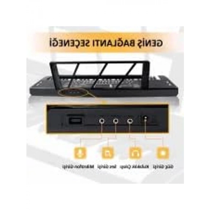 61 tuşlu taşınabilir dijital piyano, USB bağlantılı