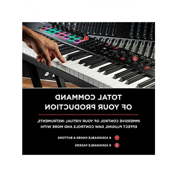 61 Tuşlu USB MIDI Klavye Controller, M-AUDIO Oxygen Pro