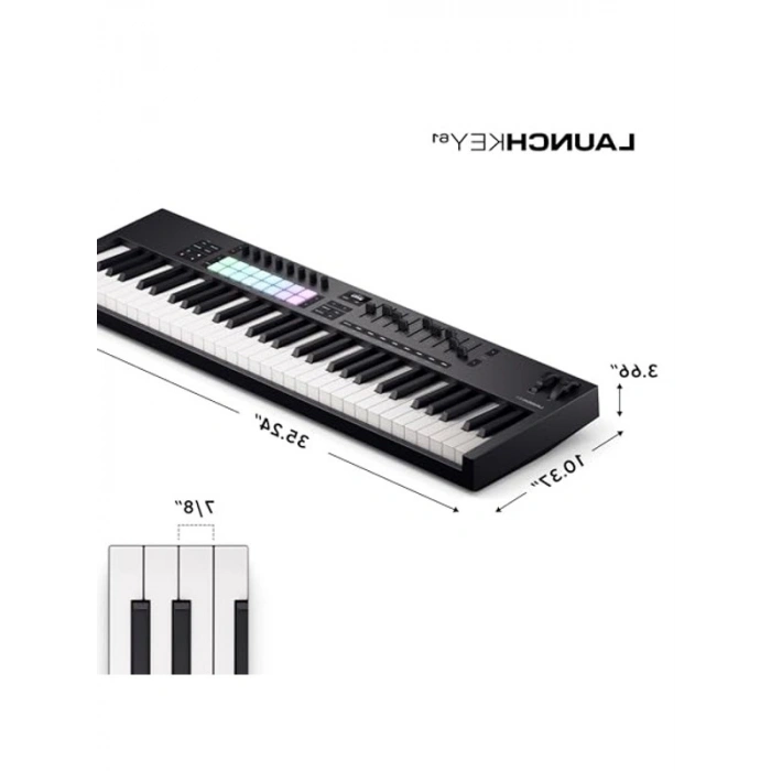 61 Tuşlu USB MIDI Klavye Kontrolörü - DAW Entegrasyonu ile Müzik Prodüksiyonu