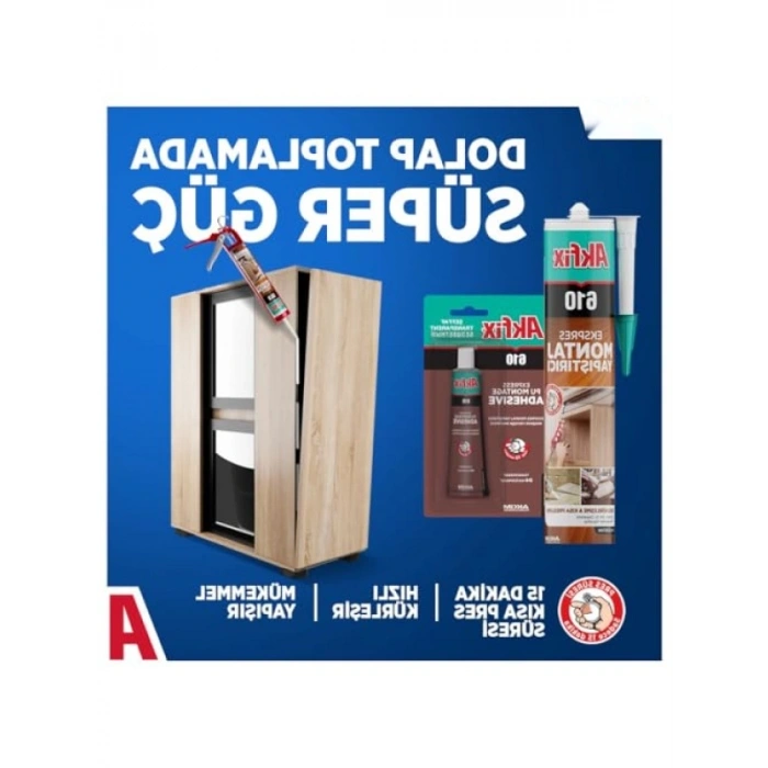 610 Express PU Montaj Yapıştırıcı, Şeffaf ve Çok Amaçlı